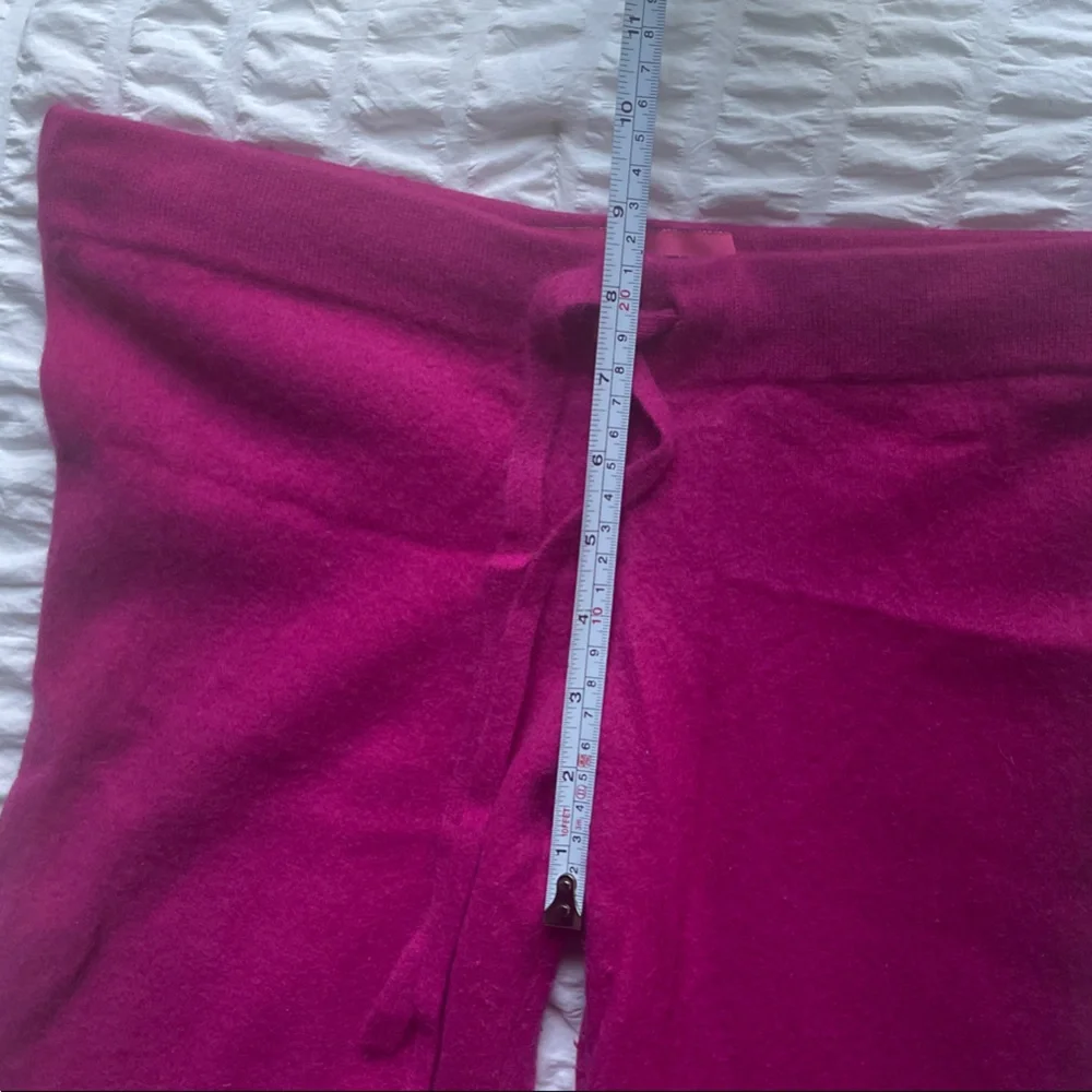 🌟Vintage Y2K Juicy Couture Fuchsia 100% Cashmere Pants - Picture 8 of 11